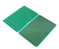Макетная плата печатная 8 х 12 см 1.6мм шаг 2.54 PCB односторонняя зеленая