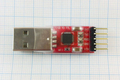 Модуль конвертера USB-TTL CP2102 RED (вид сверху)