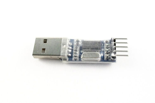 Модуль конвертера USB-TTL PL2303 (вид сверху)