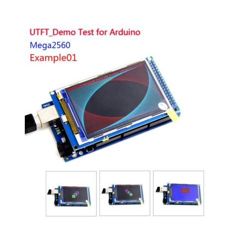 Дисплей TFT 3.2 дюйма 320х480 HX8357B для Arduino Mega