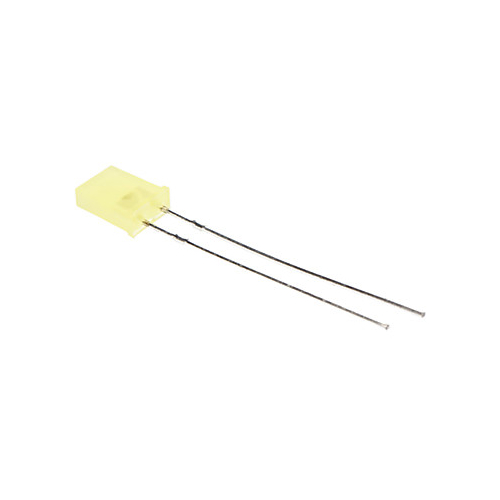 Светодиод прямоугольный 2*5*7 мм желтый