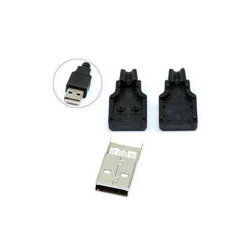 USB AM, Разъем на кабель (вилка) 4pin 180°