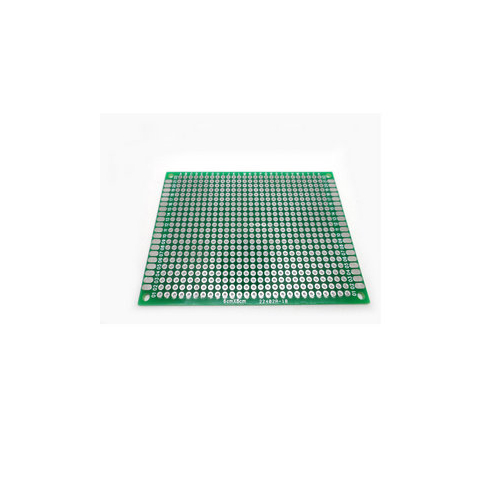 Макетная плата печатная 6 х 8 см 1.6мм шаг 2.54 PCB односторонняя зеленая