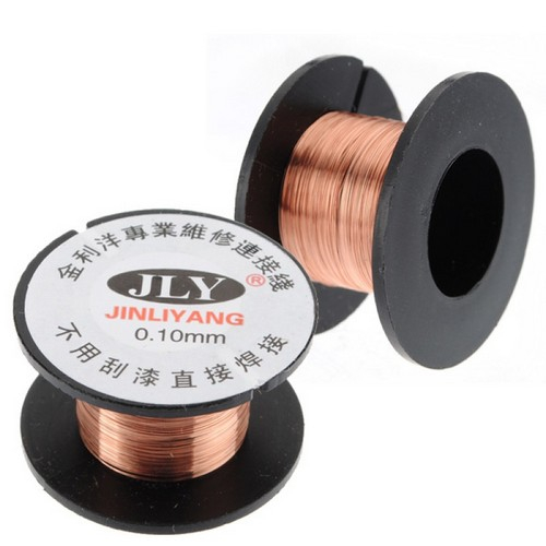 Провод эмалированный (обмоточный) JLY d = 0,1 мм 10м